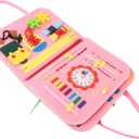 Fidget Blanket for Elderly Memory Loss Fidget Blanket Sensory Mat Toy Product for Seniors, Memory Loss Pad, Dementia Aid Gift