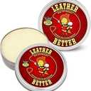 Leather Better Natural Leather Furniture Conditioner  for Boots, Shoes, Purses, Car Seats, Jackets, and Couches/Restore Moisture and Prevent Cracking / 10.04 oz