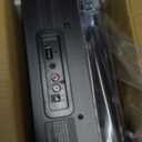 Vinyl Record Players Vintage Turntable with Speakers Belt-Driven Turn Tables Support 3-Speed, Bluetooth Wireless Playback, Headphone, AUX-in, RCA Line LP Phonograph Auto Stop Retro Black