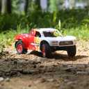 1:12 4WD Brushless RC Truck for Adults, 4x4 Offroad Waterproof Monster Trucks, Electric Powered High Speed Remote Control Cars, Fast Extreme All Terrain RC Truggy with Double 3S Battery