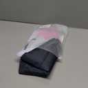 QGHOT Mid Century Modern Black and White Shower Curtain Cool Charcoal Grey Silver Shower Curtains for Mens Bathroom Decor Sets, Abstract Boho Pattern, Waterproof Cloth Fabric with Hooks 48x72 in