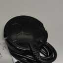 Daoeny Bird Bath Heater, 120W Bird Bath Heaters for Outdoors in Winter, Birdbath Water Heater Full-Covered Aluminum, Heated Bird Bath Pond Deicer Thermostatically Control for Patio Yard Farm (Black)