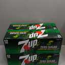 Set of 4 Pack, Zero Sugar 7-Up Soda, 12 Oz., Pack of 12 (BBD: 12/26/25)