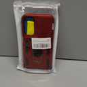 SunStory Phone Case for Samsung Galaxy A15 5G Case with HD Screen Protector & Slide Camera Cover & Rotated Ring Kickstand, [Military-Grade] Phone Case for Galaxy A15 5G (Red)