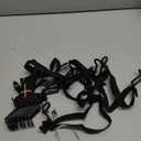 Perfect Curve CapRack | Over-The-Door Hat Organizer for Baseball Caps | 2 Straps, Holds 18-36 Adjustable Caps | Black