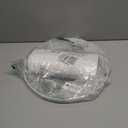 White Lamp shade, Drum Lamp Shade for Table Lamps Floor Lamp, 13" Top X 13" Bottom X 10" High White Large Line Fabric Lamp Shade, Easy Assembly Replacement Lampshade