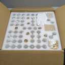 Mini Crystal Chandelier Ceiling Light,Flush Mount Modern Round K9 Crystal Raindrop Ceiling Lighting Fixture for Dining Room Bedroom Hallway Height 11''x Width 16''(French Gold)