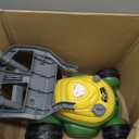 John Deere Bubble Lawn Mower for Toddlers, Bubble Blowing Machines, Indoor and Outdoor Gardening Toy, Birthday, Party Favor for Preschool Girls and Boys, No Batteries Required, 2+