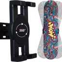 Skate deck wall mount,360 rotatable skateboard wall mount,Floating Display Hanger Grab,suitable for any skateboarder. (1 set)