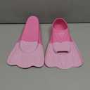 Kids Swim Flippers 100% Silicone - Soft Swim Fins | Training, Snorkeling | Multiple Colors, Size: 2-4