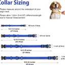 Martingale Collar for Dogs with Quick Release Buckle, Reflective Soft Padded & Escape Proof, Adjustable Nylon Dog Collars for Training & Daily Walking (Royal Blue,L) (L:width 1"neck 18.5-24")