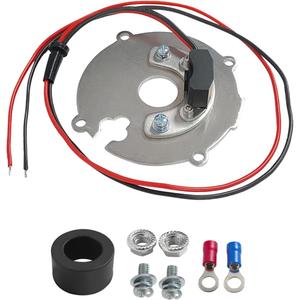 Tokinng 1146A Electronic Ignition Conversion Kit, Ignitor Ignition Kit 4Cyl Distributor for Mercruiser 120 140 OMC Waukesha Clark