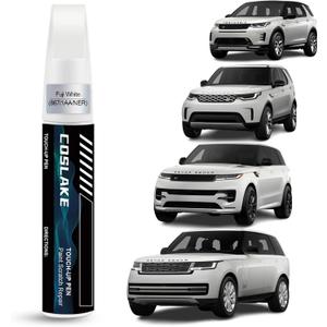 Car Touch Up Paint(Fuji White(867/1AA/NER)) for Landrover, Car Paint Scratch Repair Kit, Quick & Easy Solution to Repair, 2 in 1 Scratch Remover Pen with 2PCS Disposable Micro Applicators