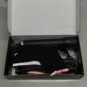 3 in 1 Curling Wand Set - SIQUER Hair Waver Curling Iron for Women with 3 Interchangable Ceramic Beach Waves Wands 1/2 Inch to 1 1/4 Inch Fast Heating Up Hair Curler with Box (Rose, Black)