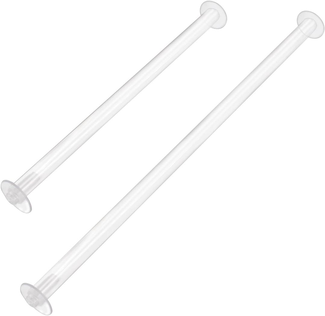 2 Set Yarn Spinner Compatible for Bogg Bag, Portable Clear Acrylic Creative Yarn Holder Dispenser for DIY Crochet Knitting, 2 Sizes Long (5.9 '' and 10.2''), Bag Not Included