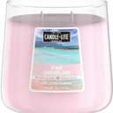 Pink Shoreline 15oz 2-wick Jar Candle