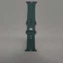 Bandiction Compatible with Apple Watch Series 3 38mm Series 5 40mm iWatch Bands 38mm 40mm 41mm, Soft Silicone Sport Replacement Strap Compatible for iWatch SE 3 Series 11 10 9 8 7 6 5 4 3 2 1 Ultra 3 (Pine Green)