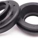 Front Upper Coil Spring Insulators, Coil Spring Isolators Compatible with 1984-2001 Cherokee XJ, 93-98 Grand Cherokee ZJ, 97-06 Wrangler TJ, 86-92 Comanche MJ, 84-90 Wagoneer (Front Upper)