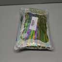 10 Pack 10 Feet Mardi Gras Foil Fringe Garland Mardi Gras Parade Float Fringe Metallic Streamers Tinsel Fringe Banner for Birthday Party Decor St Patrick Halloween Christmas Decoration (Green Gold Purple)