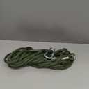 AOLEBA 10.5 mm Static Climbing Rope 10M(32ft) 20M(64ft) 30M(96ft) 50M(160ft) 70M(230ft) Outdoor Rock Climbing Rope, Escape Rope Ice Climbing Equipment Fire Rescue Parachute Rope (Army Green)