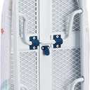 Amazon Basics Foldable Space Saving Ironing Board Tabletop with Non-Slip Feet, 77x29 cm, White, Floral