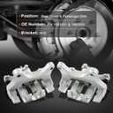 Cciyu Rear Left & Right Disc Brake Calipers Assembly 18B5501 18B5500