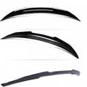 Rear Spoiler Compatible with 2013-2016 Audi A4 B8.5, Gloss Black PSM Style Trunk Exterior High Kick Tail Deck Lid Wing Lip Splitter Fit for 2013 2014 2015 2016