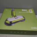 VMAI Cordless Electric Mop with Water Spray & Detachable Battery, Rechargeable Floor Spin Mop & Scrubber with LED Headlights, Washable Pads, Lightweight for Hardwood Tile Marble Floor Cleaning