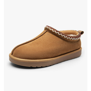 DREAM PAIRS Women's Fuzzy Cozy Slippers Genuine Suede Indoor Outdoor Fluffy Home Comfy Winter Slip On Cute Warm Memory Foam Furry Shoes FuzzyEasy Size 38