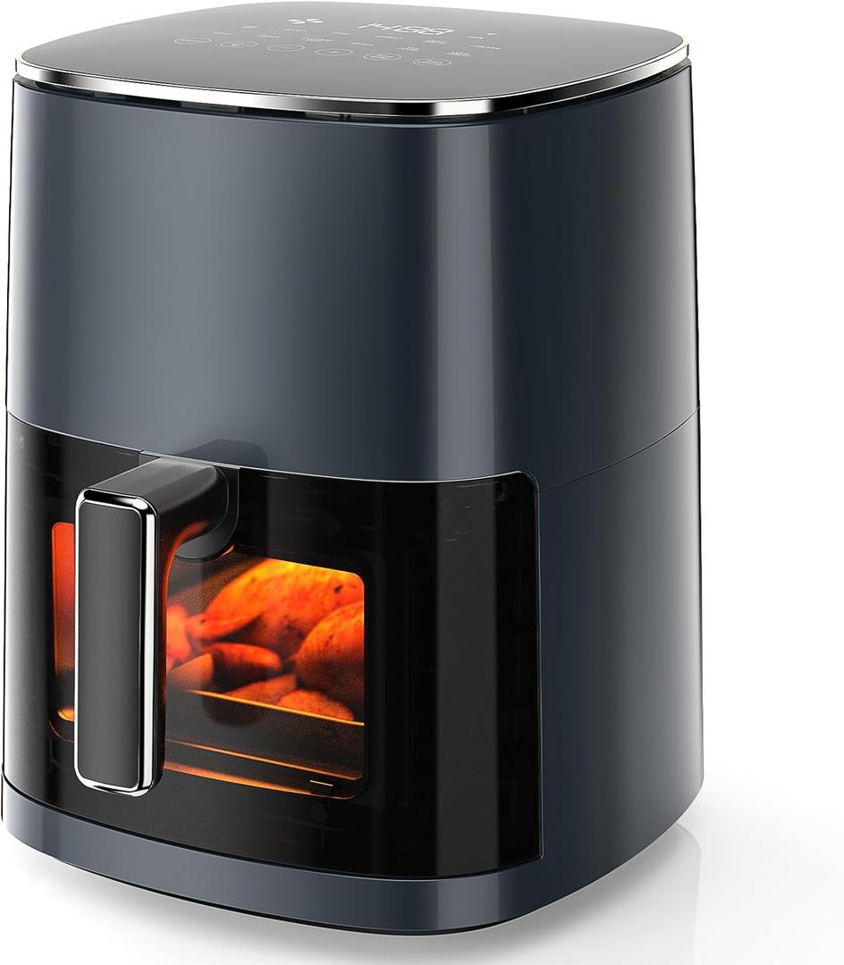 OLIXIS Air Fryer 6 Quart with Window Square Air Fryer 12-in-1 Air Fry, Roast, Reheat, Dehydrate, Bake, Steam, Fries, Custard, Chicken, Wings, Sea Food, Vegetabels,400F Grey OLIXIS Air Fryer 6 Quart with Window Square Air Fryer 12-in-1 Air Fry, Roast, Reheat, Dehydrate, Bake, Steam, Fries, Custard, Chicken, Wings, Sea Food, Vegetabels,400F Grey