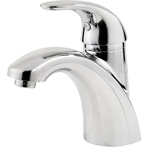 Pfister Parisa Bathroom Sink Faucet, Single Control, 1-Handle, Single Hole, Polished Chrome Finish, LF042PRCC