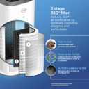 Clorox HEPA Air Purifiers for Home, True HEPA Filter, Large Rooms Up to 1,500 Sq Ft, Removes 99.9% of Mold, Viruses, Wildfire Smoke, Allergens, Pet Allergies, Dust, AUTO Mode, Whisper Quiet