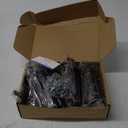 Ravinte 30 Pack Solid 5 Inch Center to Center Slim Square Bar Drawer Handles for Kitchen Cabinet Hardware Matte Black