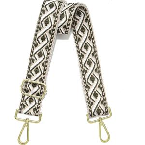 1.5" Wide Purse Strap Adjustable Replacement Gold Hardware Long Crossbody Bag Strap for Thick Shoulder Bags Canvas Handbags Straps