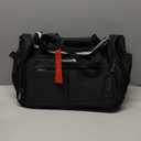 Hanke Underseat Carry On luggage Bags for Travel, Foldable Travel Bags for Women, Soft Lightweight Personal Item Travel Bag Small Carry On Bags for Airplanes, Travel Tote Bags for Women Men（Black）