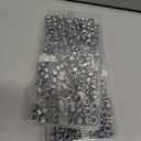 2 x 150Pieces M6-1.0mm Nylon Lock Nuts,SpzcdZa 304(A2-70) Stainless Steel LockNuts for Industrial and Construction Fasteners;Standard Metric Thread Nylock Nuts