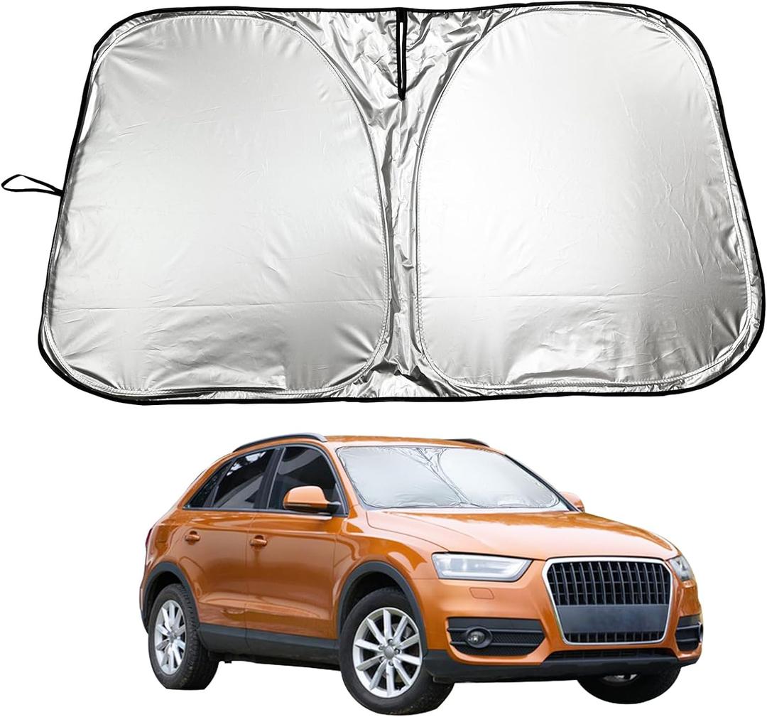 Universal Car Windshield Sun Shade (57.09x31.5 inches).