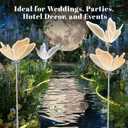 3-Color Butterfly Floor Lamp - Adjustable Wedding/Home LED Lighting, Ceiling Hanging & Standing Dual Use Decorative Lamp, 1 Pack 80cm(31.4") Elegant Butterfly Shape Floor Light