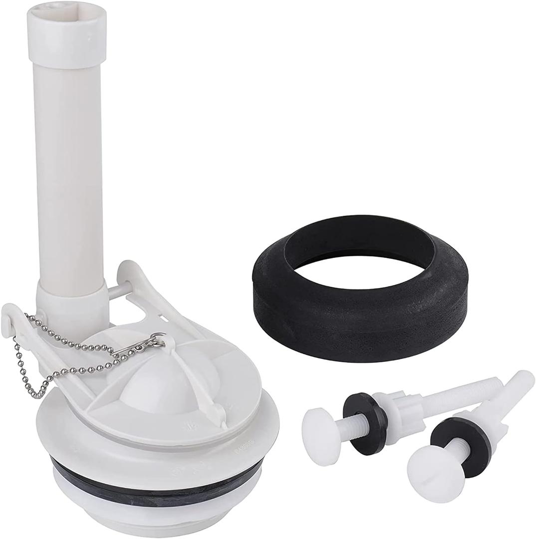 3-Inch Flush Valve Replacement Kit With Gasket and Bolts - Compatible With American Standard 738921-100.0070A Two-Piece Toilet