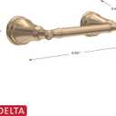Delta Mylan (1-Pack) Toilet Paper Holder Champagne Bronze Pivoting Tissue Roll Rod, Organization and Storage, Wall Mounteded Gold Bathroom Accessories MYN50-CZ