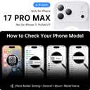 Magnetic for iPhone 17 Pro Max Case, Cute Wavy [Full Camera Protection][Fit for MagSafe] 1X Screen Protector + 1X Wrist Strap, Trendy Matte Women Girly Case for iPhone 17 Pro Max 6.9", Frosted White
