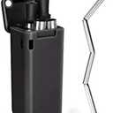 Madman Style Folding Straw Kit Grey, Pack of 2