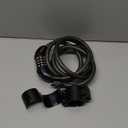 Titanker Bike Lock, Bicycle Lock 4 Feet Cable Lock 1/2 Inch Resettable Bike Lock Combination with Mounting Bracket, Bike Accessories for Bicycle, Electric Scooter, Motorcycle