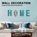 HILAZA 17 Inch Large Wooden Letter L, 1/4 in Thick Big Wood Letter for Wall Decor Crafts