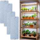 Grow Lights for Indoor Plants Full Spectrum,High PPFD 768LEDs Plant Lights with 4/8/12/16/20H Timer, Flexible Series & Parallel Connection for Indoor Growing(4 Pack)