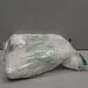 AOGU 36 Inch Sequin Faux Fur Christmas Tree Skirt for Christmas Tree Decorations White Plush Silver Sequin Snowflake Tree Skirt