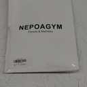 Tummy Control Biker Shorts with Pockets for Women,V Back,No Front Seam,Hidden Scrunch (XS - Black)