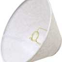 Aspen Creative 58703A Empire Uno Lamp Shade in Flaxen, 4" Top x 11" Bottom x 7" Slant Height, Slip UNO 33mm