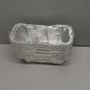 Findful 30-Pack Blackstone Griddle Accessories Drip Pan Liners, Aluminum Foil Pan Disposable for 17" 22" 28" 36" Blackstone Griddle Drip Tray Holder Grill Rear Grease Catcher Cup Liners