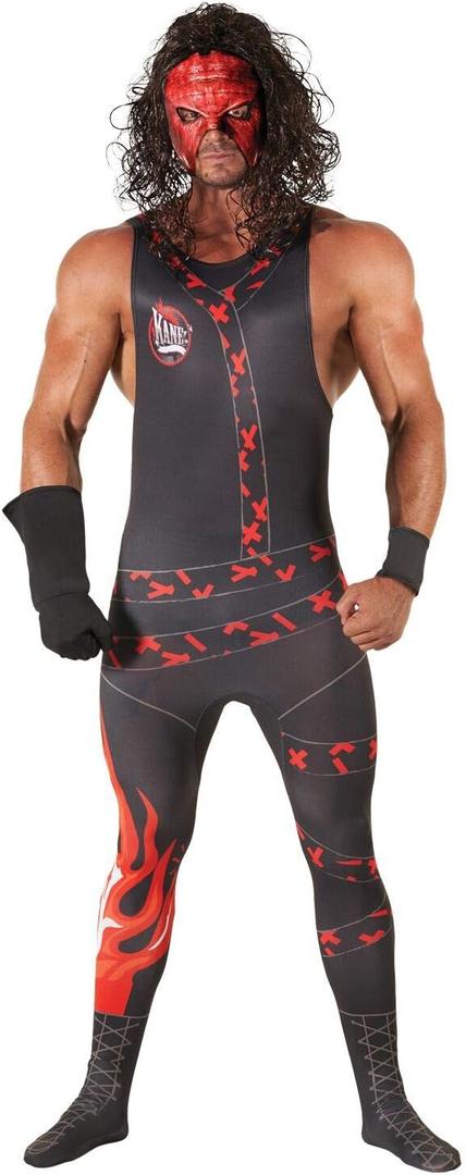 Morph Kane WWE Costume - Adult Men's Kane Mask (X-Large)